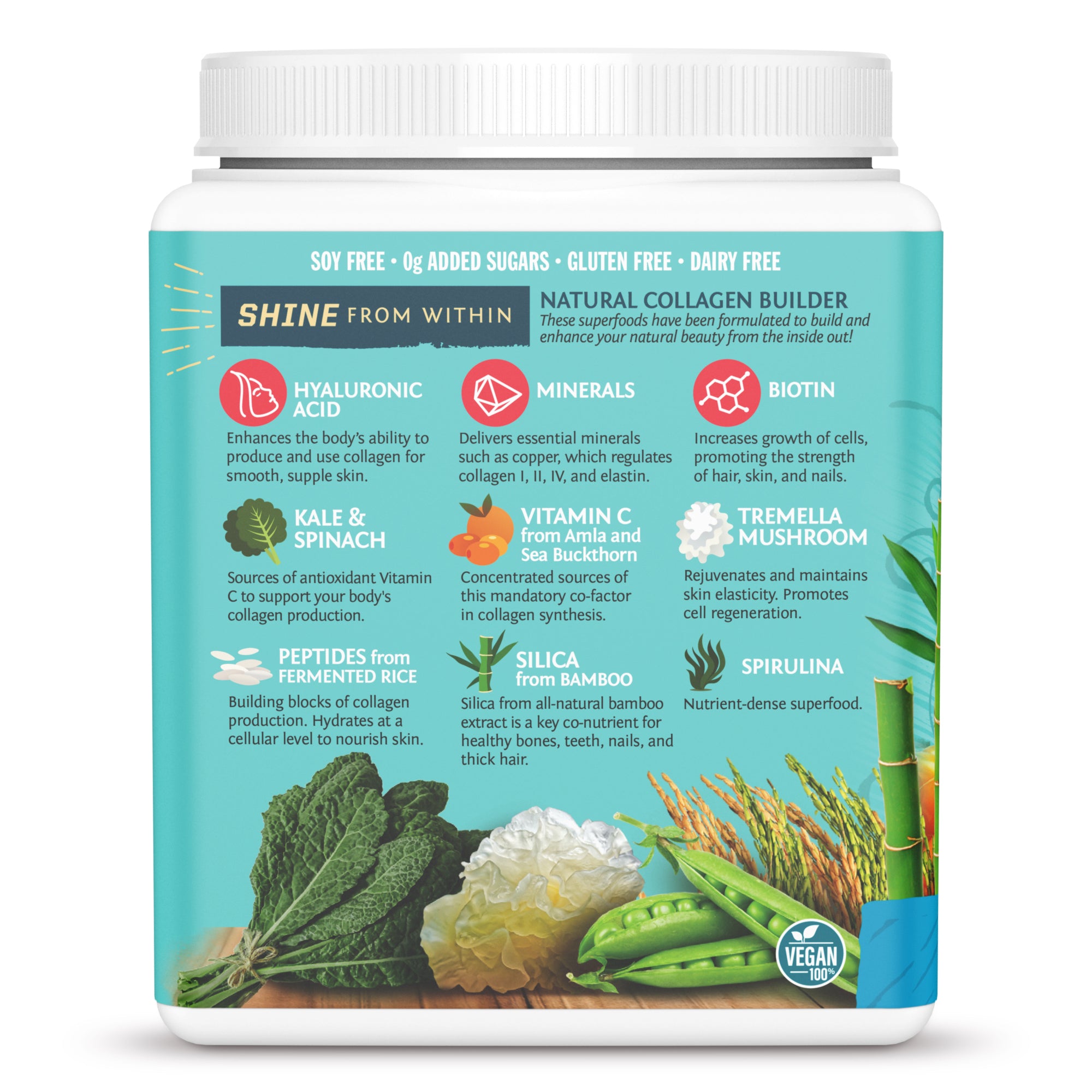 קולגן טבעוני בטעם טבעי