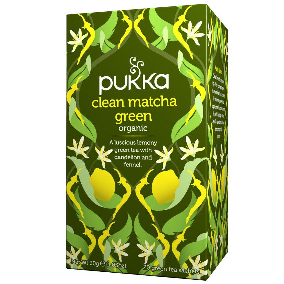 תה מאצ׳ה לימון