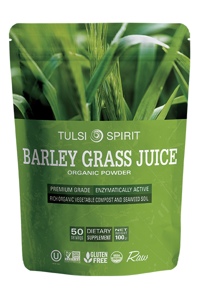 مسحوق عشب الشعير