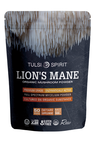 مسحوق فطر عرف الأسد