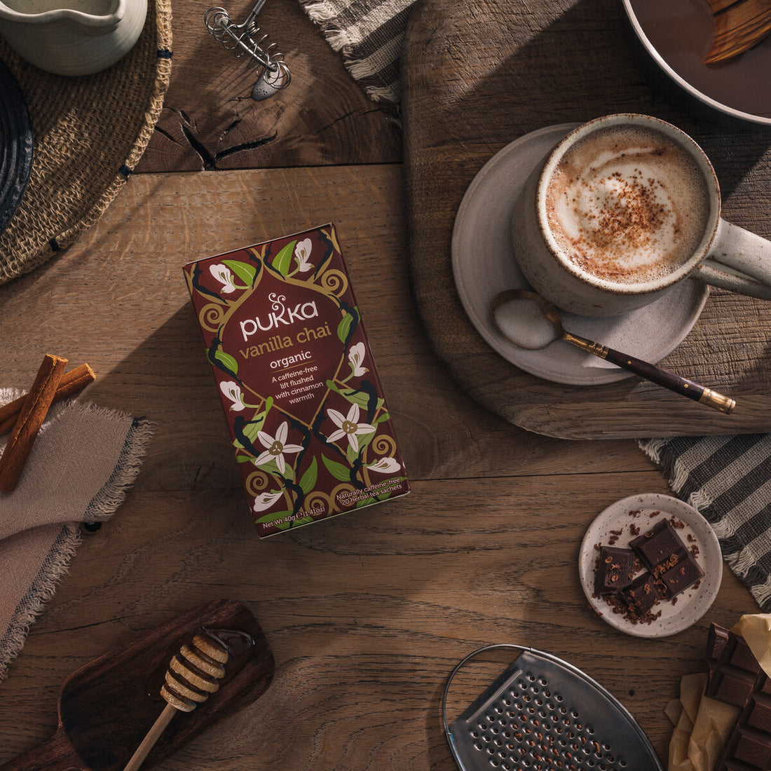 שוקו חם וניל מתובל 