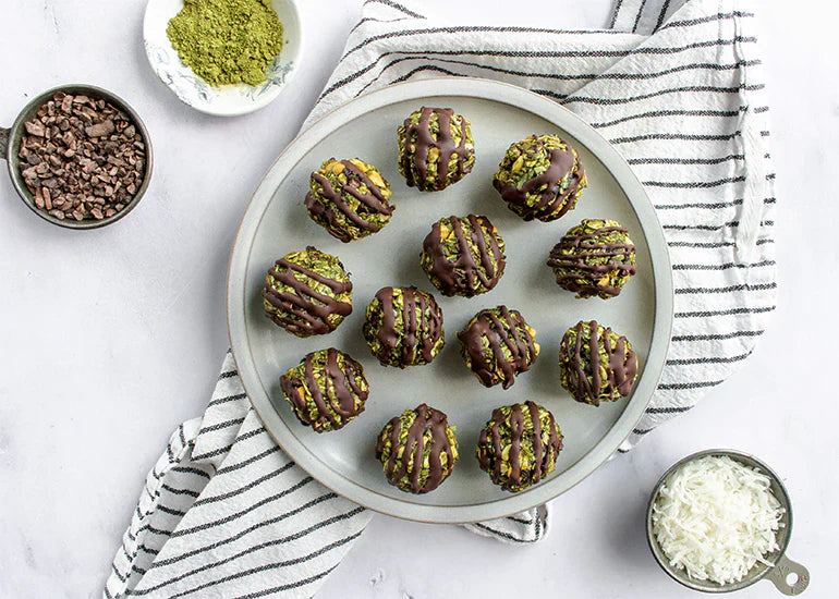 כדורי אנרגיה מאצ׳ה קקאו