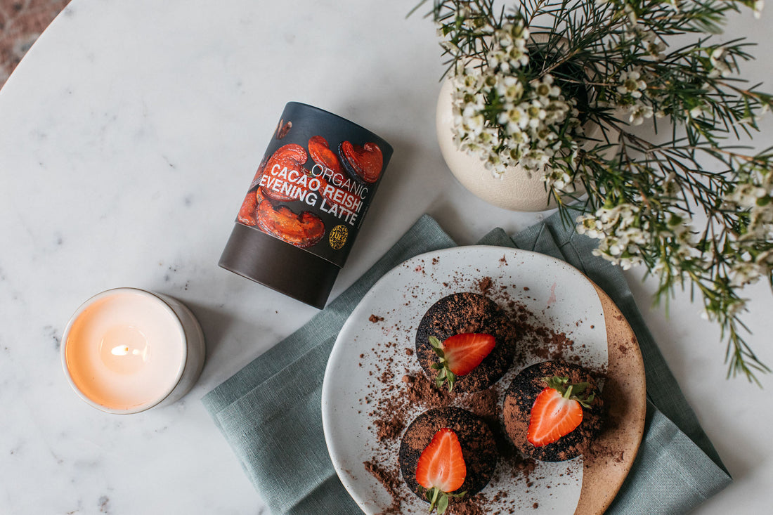 מתכון למאפינס שוקולד עם קקאו ריישי לאטה ערב