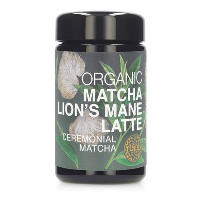 מאצ׳ה לאטה עם פטריית רעמת האריה