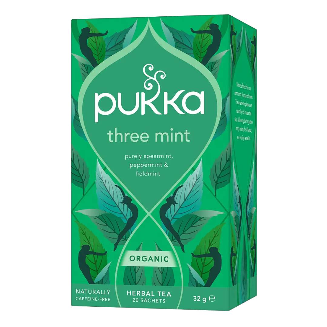 חליטת תה שלוש מנטה